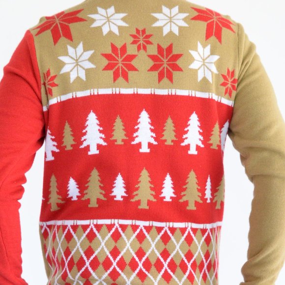 NFL San Francisco 49ers Festive Crewneck Sweater - Picture 3 of 10